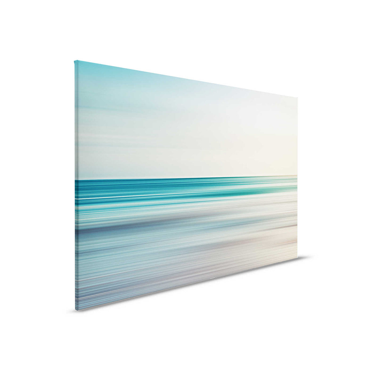 Horizonte 1 - Lienzo paisaje abstracto en azul