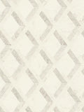 Papel pintado no tejido VERSACE geométrico con aspecto de mármol, mate, ligeramente texturado - gris, blanco