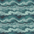 Fotomural Walls by Patel - Mosaic 2 - Batik Mosaic as Highlight Wallpaper - Green, Turquoise