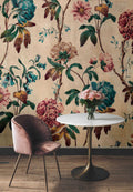 Fotomural Walls by Patel - gobelin1 - Timeless vintage floral ornament wallpaper - beige, green