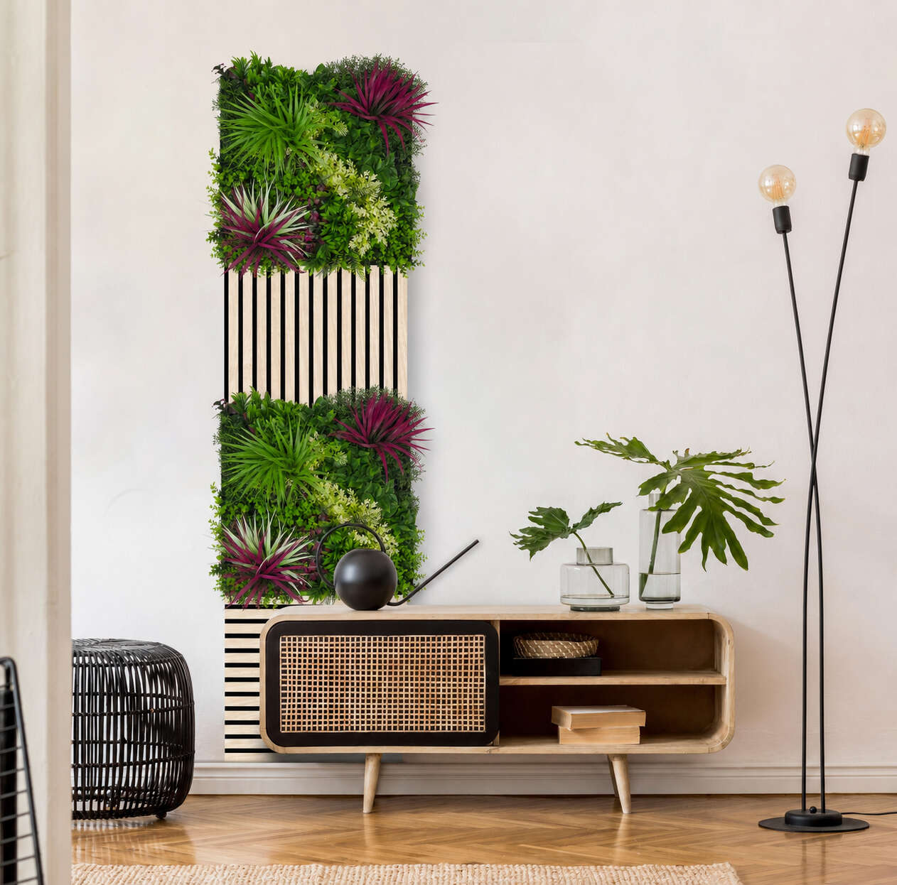 Panel Modular Wall - Vivid Bloom Mixed Flora 52 x 52 x 5 cm (13673-4) - Imagen 1
