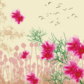 Fotomural AP Digital 1 - Lila Blüten