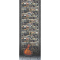 Fotomural Panel XXL 5 - Modern mural guitar in front of stone wall on premium smooth vinyl