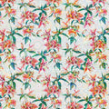 Fotomural Walls by Patel - Photo wallpaper lilies with colourful mosaic design - cream, red
