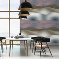 Fotomural Walls by Patel - Space 2 - retro wall mural space design wave pattern