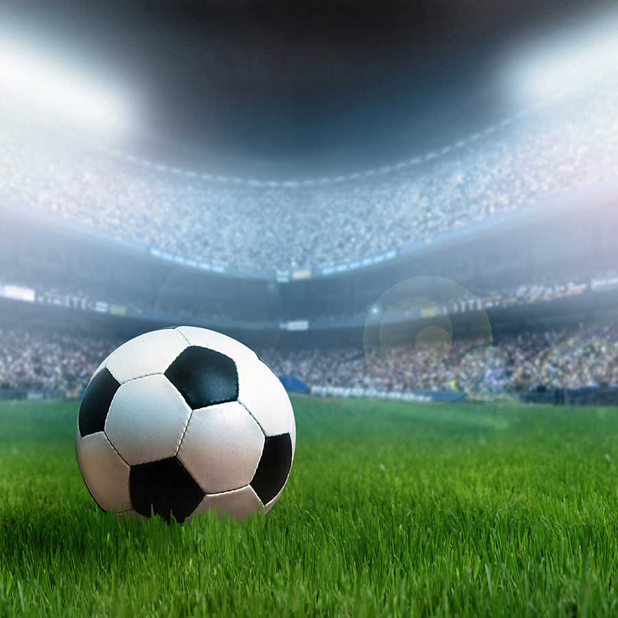Fotomural Panel XXL 5 - Sports mural soccer in the stadium on premium smooth non-woven