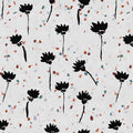 Fotomural Walls by Patel - Terrazzo 2 - wallpaper in blotting paper structure terrazzo patterned, stone look - grey, red