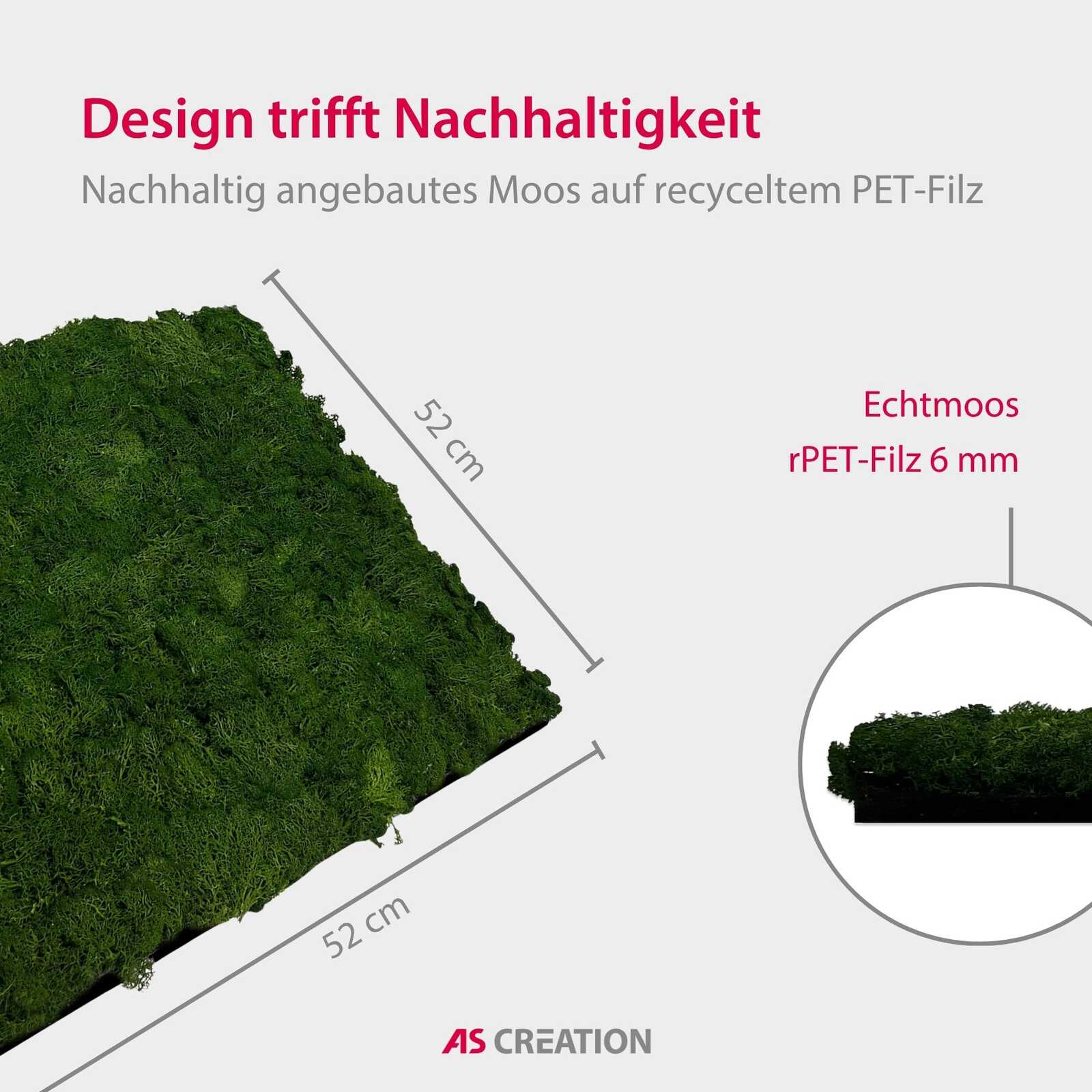 Panel Modular Wall - Dark Green 52 x 52 x 4 cm (13667-8) - Imagen 7