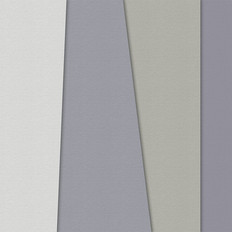 Fotomural Walls by Patel - Layered paper 2 - Graphic Wallpaper, Handmade Paper Texture Minimalist Design - Cream, Green