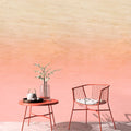Fotomural Walls by Patel - Workshop 2 - Photo wallpaper Pink Ombre Effect & Wood Grain
