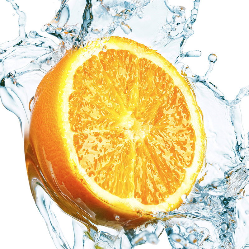 Fotomural Orange in the Water Wallpaper - Premium Smooth Non-woven - XXL 2