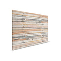 Tablones desgastados - cuadro lienzo en aspecto usado como realce para la pared