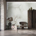 Fotomural Walls by Patel - whisper1 - Calm watercolour composition wallpaper in handmade paper look - grey