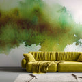 Fotomural Watercolour mural water splash gradient green - AP Digital 3