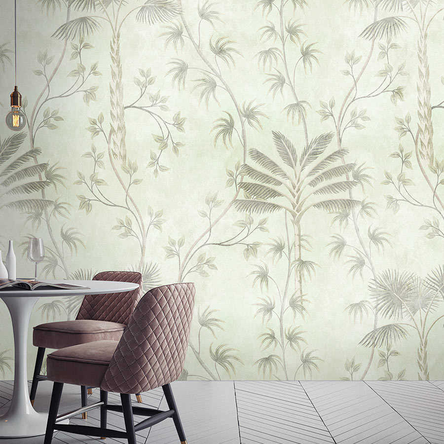 Fotomural Walls by Patel - Life In The Tree 1 - mural green leaves motif in colonial style
