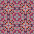 Fotomural Walls by Patel - Pink mural with mosaic pattern in graphic style