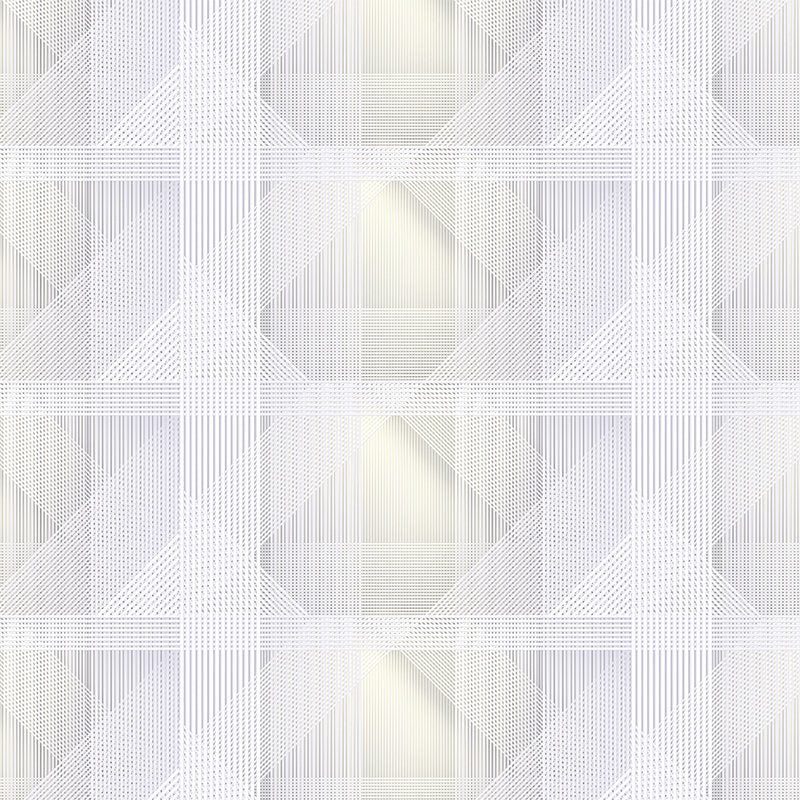 Fotomural Walls by Patel - Strings 1 - Photo wallpaper geometric stripe pattern - Yellow, Grey