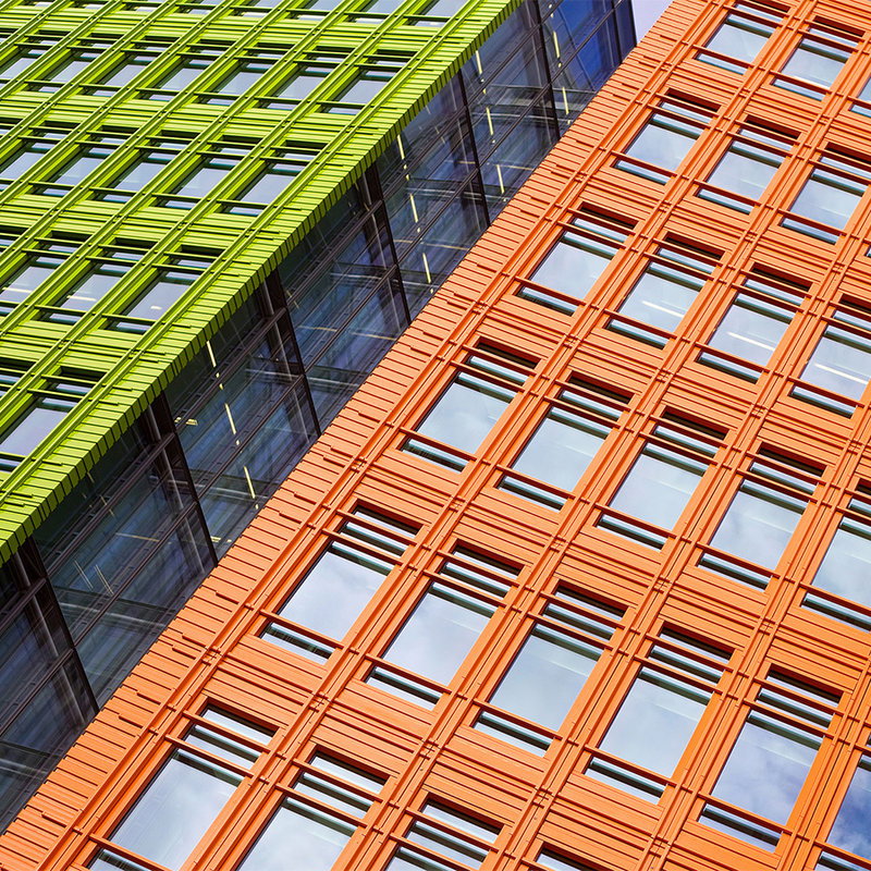 Fotomural XXL 2 - Skyskrgreenred