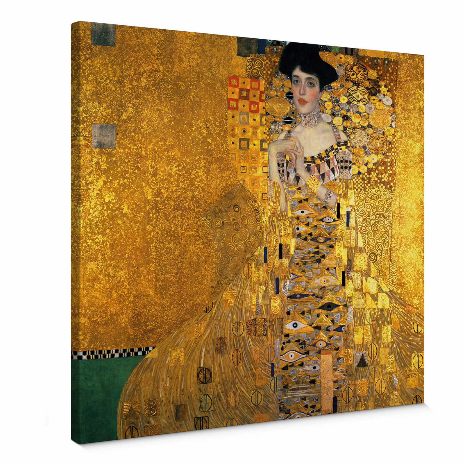 Lienzo Cuadrado 'Adele' Gustav Klimt