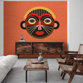 Fotomural Walls by Patel - Overseas 2 - ethnic mural mask in tribal design