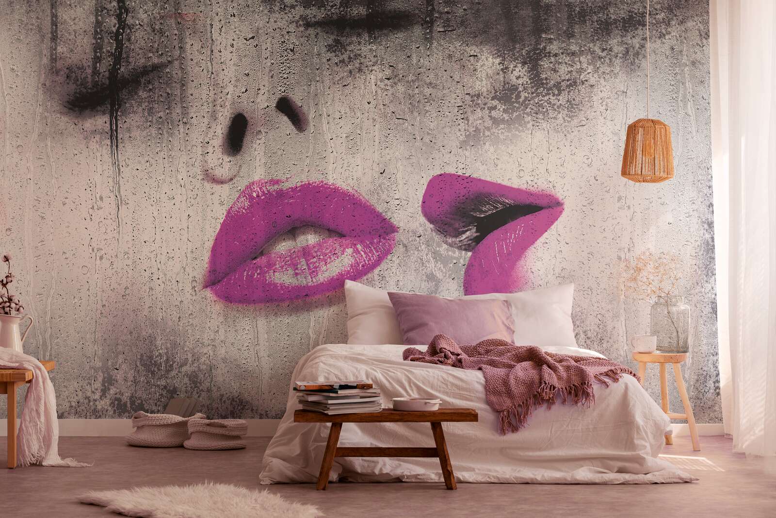 Fotomural AP Contract - Lips