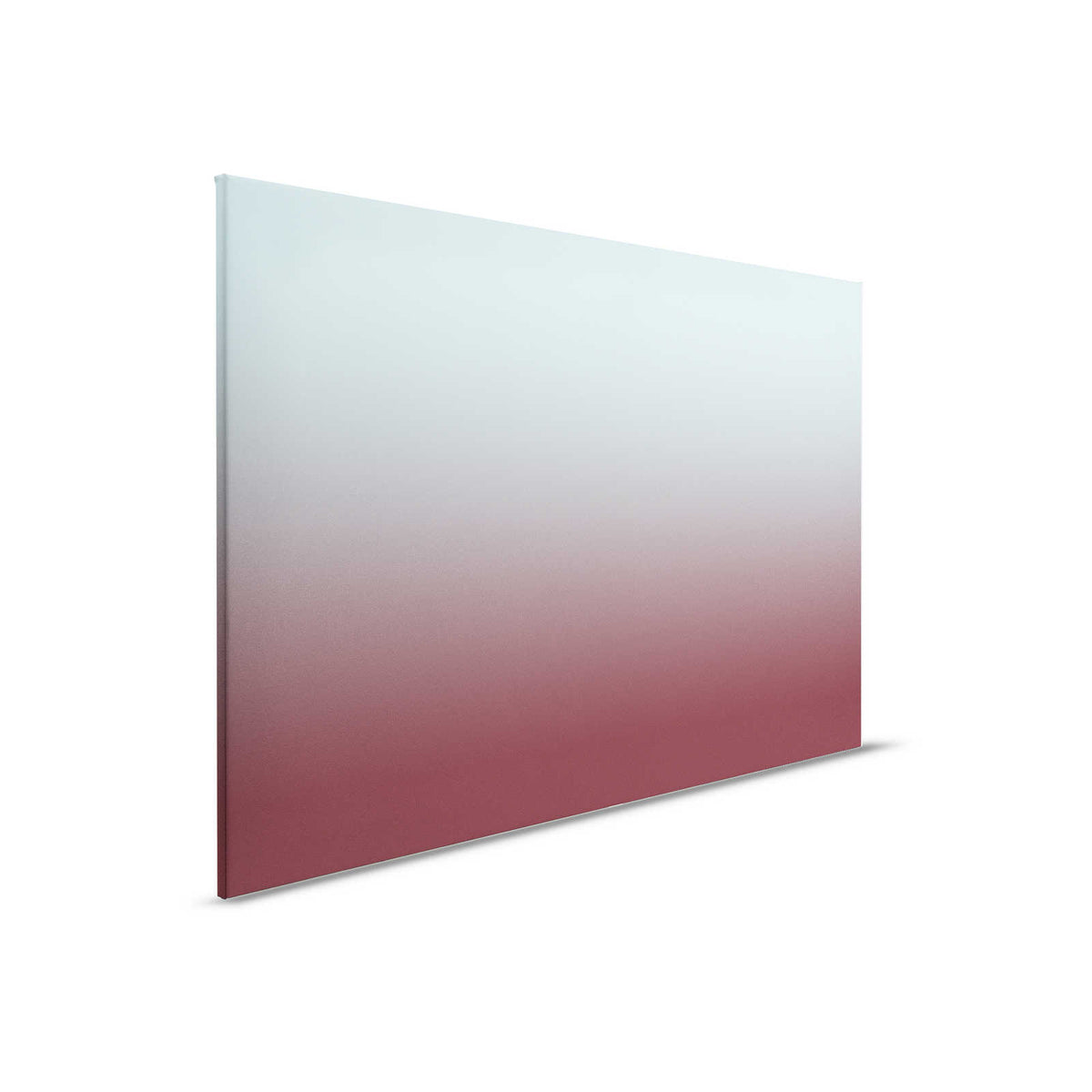 Colour Studio 3 - Lienzo Ombre Azul claro y rojo vino con degradado