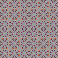 Fotomural Walls by Patel - Photo wallpaper abstract graphic pattern - grey, orange