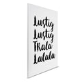 Funny, Divertido, Tralala - Cuadro humorístico en lienzo