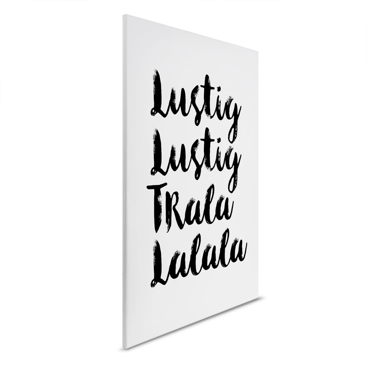 Funny, Divertido, Tralala - Cuadro humorístico en lienzo