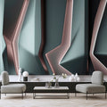 Fotomural Walls by Patel - platinum 1 - Photo wallpaper »in futuristic line design - Smooth, slightly shiny premium non-woven fabric