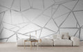 Fotomural Panel XXL 5 - Design wall mural modern pattern grey on premium smooth non-woven