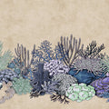 Fotomural Walls by Patel - Octopus's Garden 3 - Photo wallpaper Coral & Reef Landscape- Blotting Paper Texture - Beige