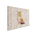 Cuento de hadas 1 - Tablero de madera pared con lienzo búho