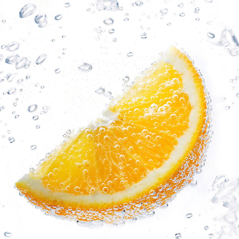 Fotomural Photo wallpaper Orange in sparkling water - Premium smooth non-woven - XXL 2