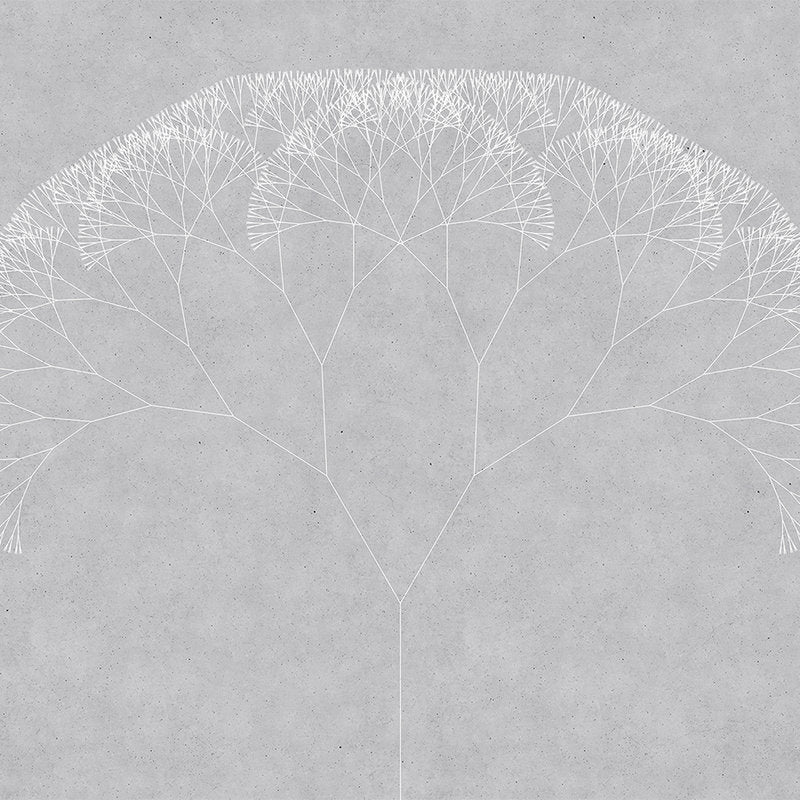 Fotomural Walls by Patel - Photo wallpaper dandelions tree - grey, white
