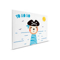 Lienzo para habitación infantil con oso pirata
