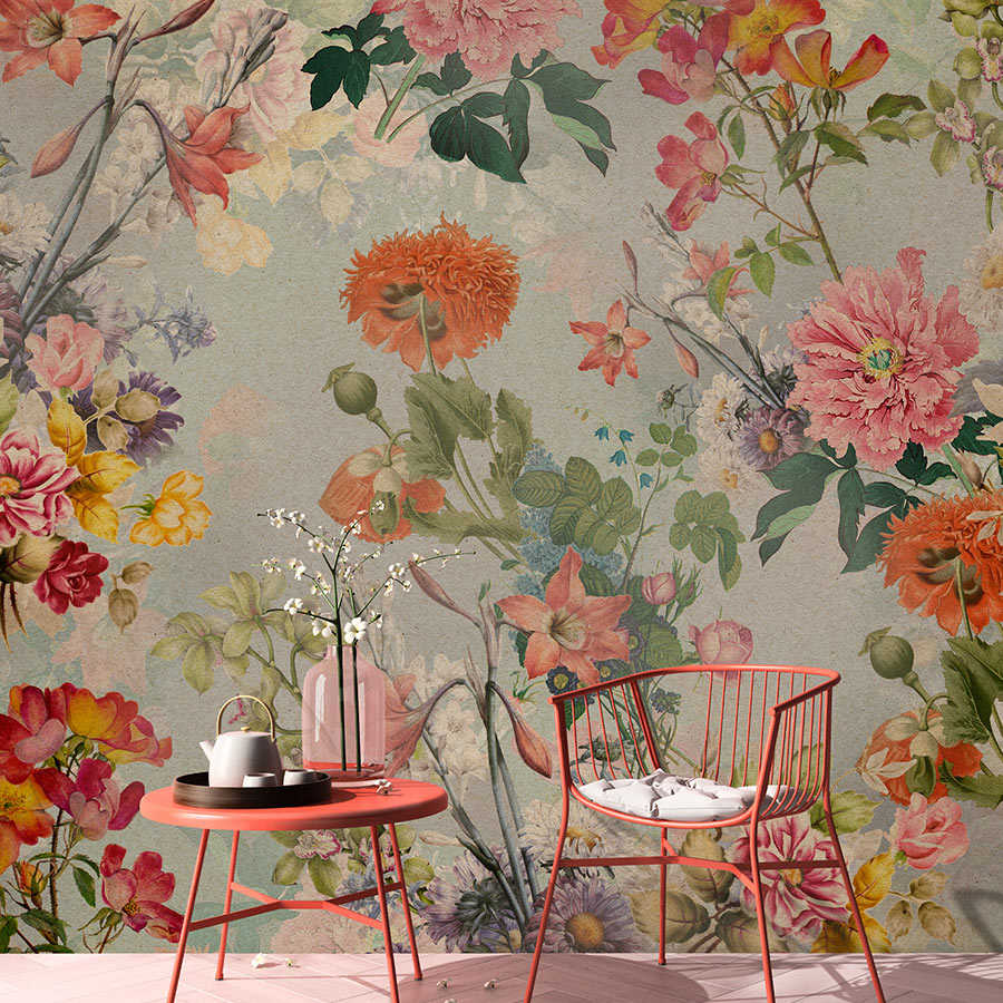 Fotomural Walls by Patel - Amelies Home 1 - Vintage flowers mural in romantic country style
