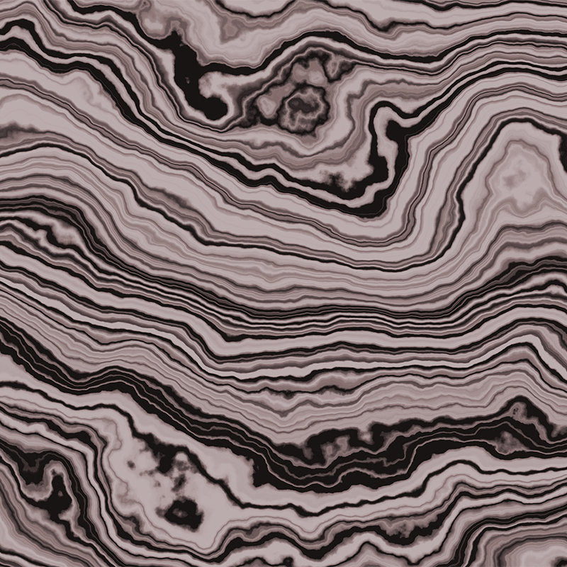 Fotomural Walls by Patel - Onyx 3 - Cross section of an onyx marble as photo wallpaper - Pink, Black
