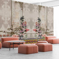 Fotomural Walls by Patel - Oriental Garden 1 - wall mural decor flowers & borders