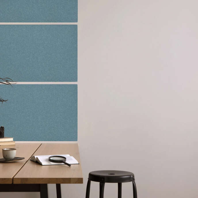 Panel Acustico de Fieltro Ice Blue - Modular Wall - Foto 8