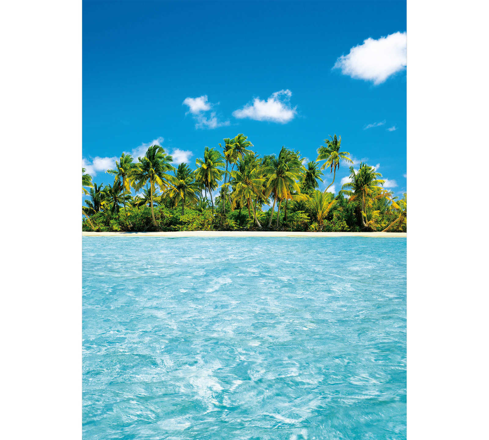 Fotomural Maldives mural palm island & sea, portrait format - DD Motive 2
