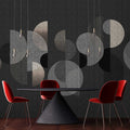Fotomural Walls by Patel - Chelsea 2 - Grey mural Mid Century Modern graphic