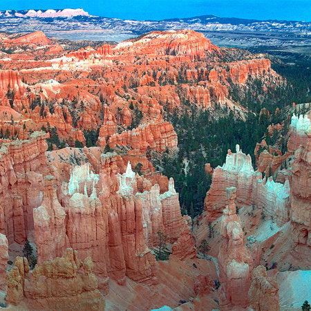 Fotomural Canyon panorama red & white rock mural - AP Digital 3
