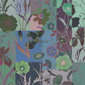 Fotomural Walls by Patel - Floral patch 2 - Floral Wallpaper with Colours Patchwork - Blue, Green