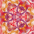 Fotomural Sea of flowers - abstract flowers patterned mural - AP Digital 1