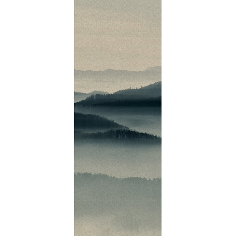 Fotomural Walls by Patel - Horizon Panels 1 - Mystic Forest Photo Wallpaper Panel - Cardboard Texture - Beige, Blue