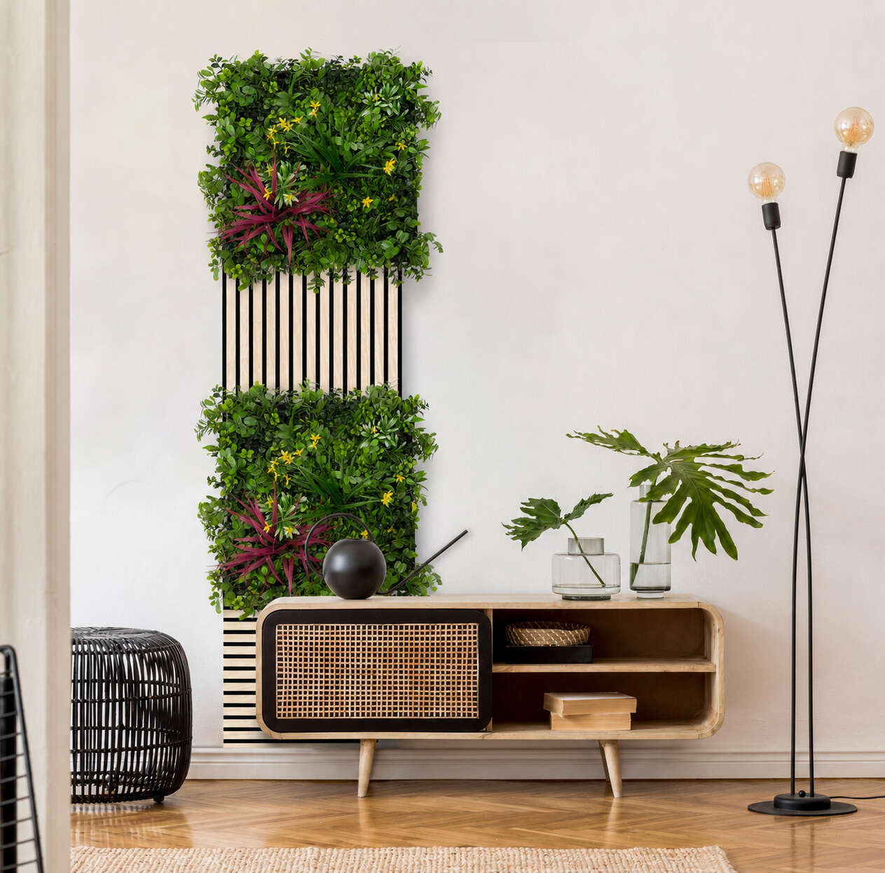 Panel Modular Wall - Pure Jungle Mixed Flora 52 x 52 x 5 cm (13673-1) - Imagen 1