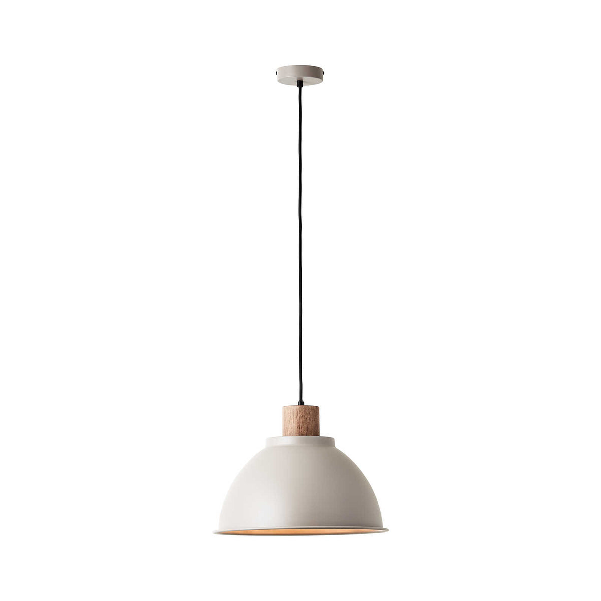 Lámpara colgante de madera - Franziska 11 - Gris