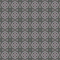 Fotomural Walls by Patel - Grey photo wallpaper with mosaic pattern - green, black