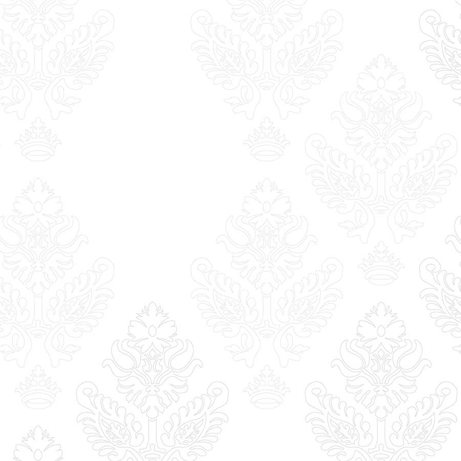 Fotomural Panel XXL 5 - Design wall mural baroque style pattern grey on premium smooth non-woven